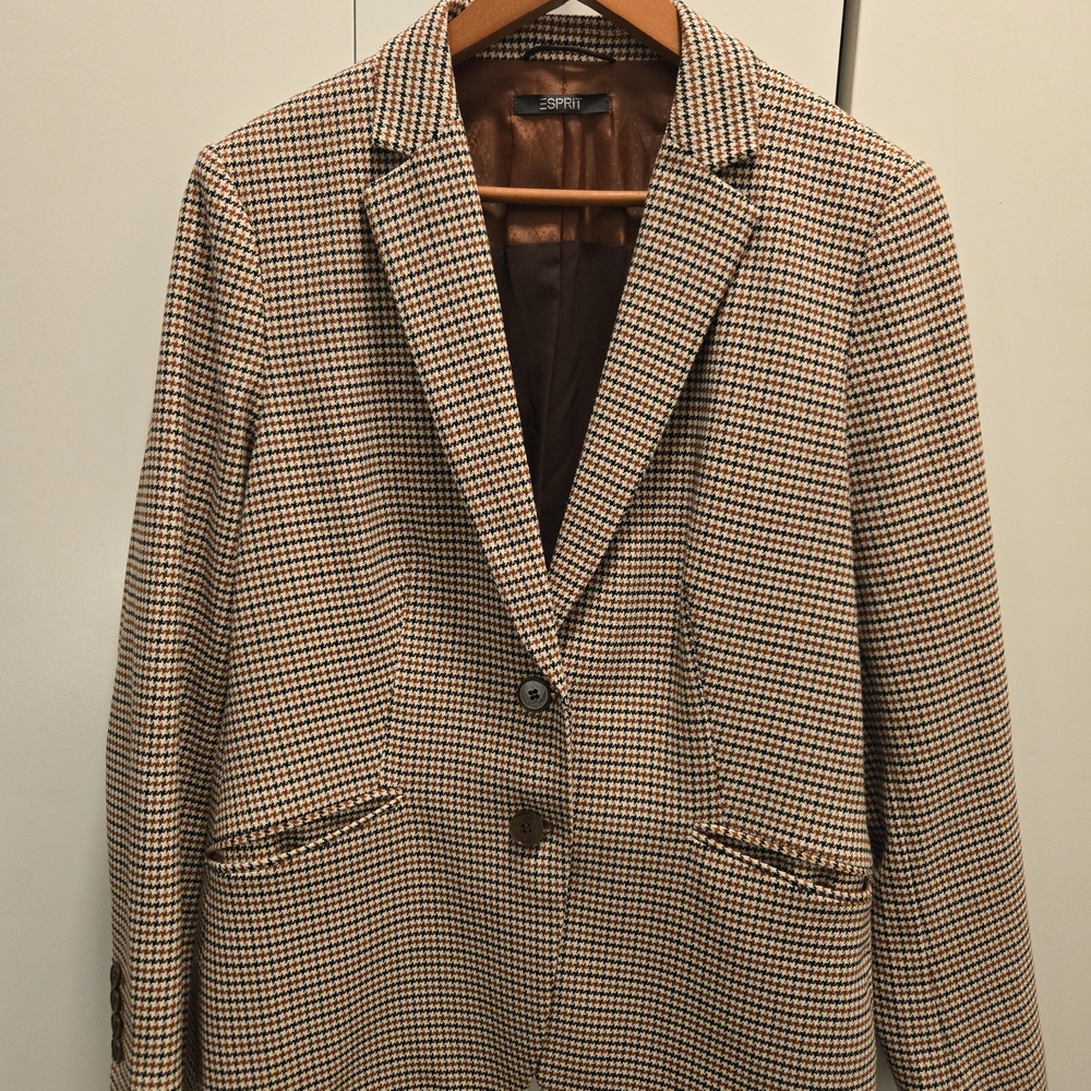 Esprit Blazer in Tan and Black